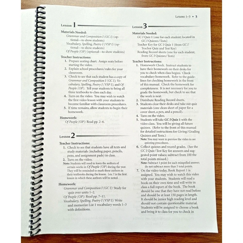 ABEKA - Of People 7TH GRADE Literature 4th Edition Textbook PLUS Teacher Guide